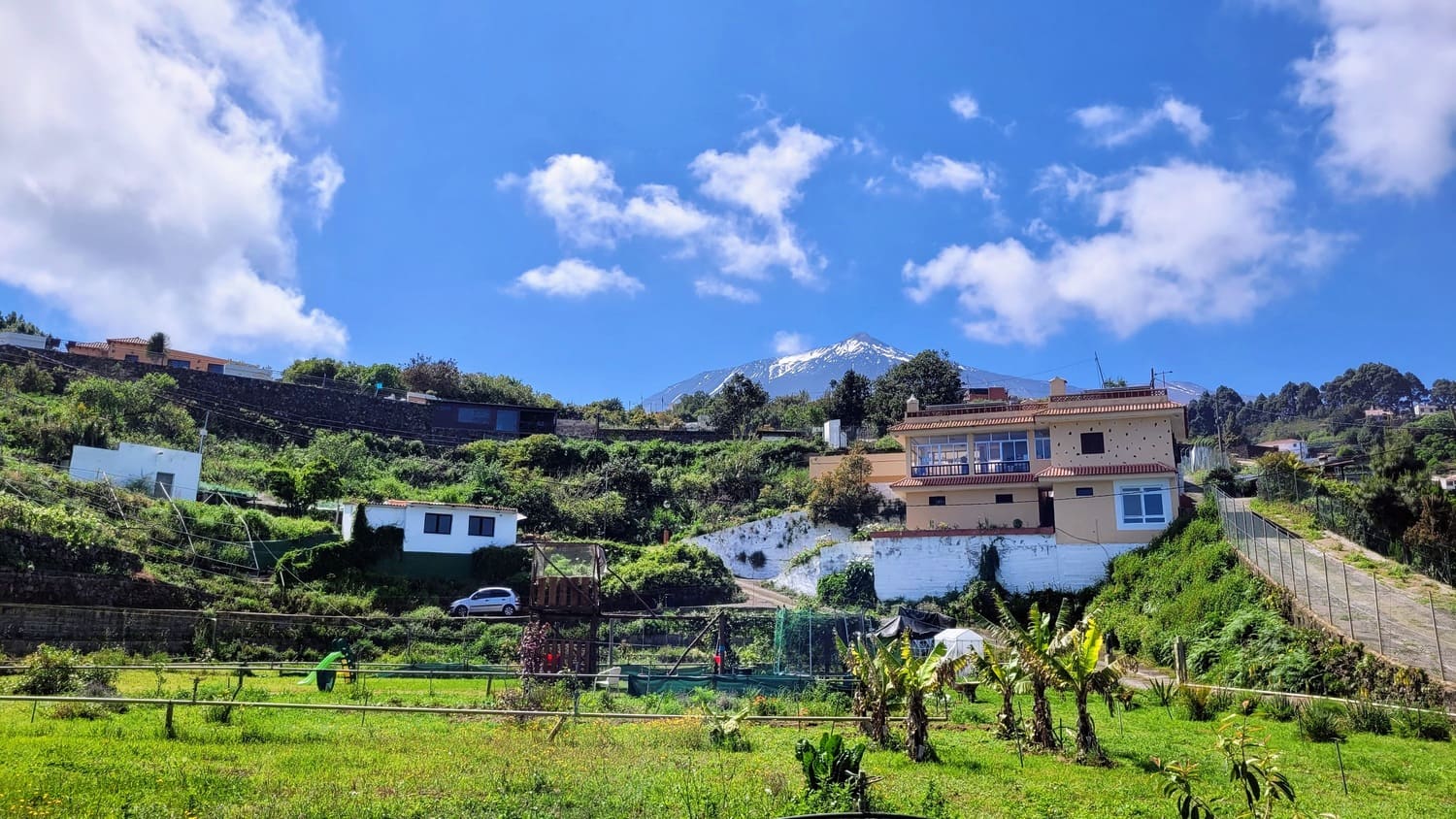 Vista de la Finca Maranatha en Icod de los Vinos
