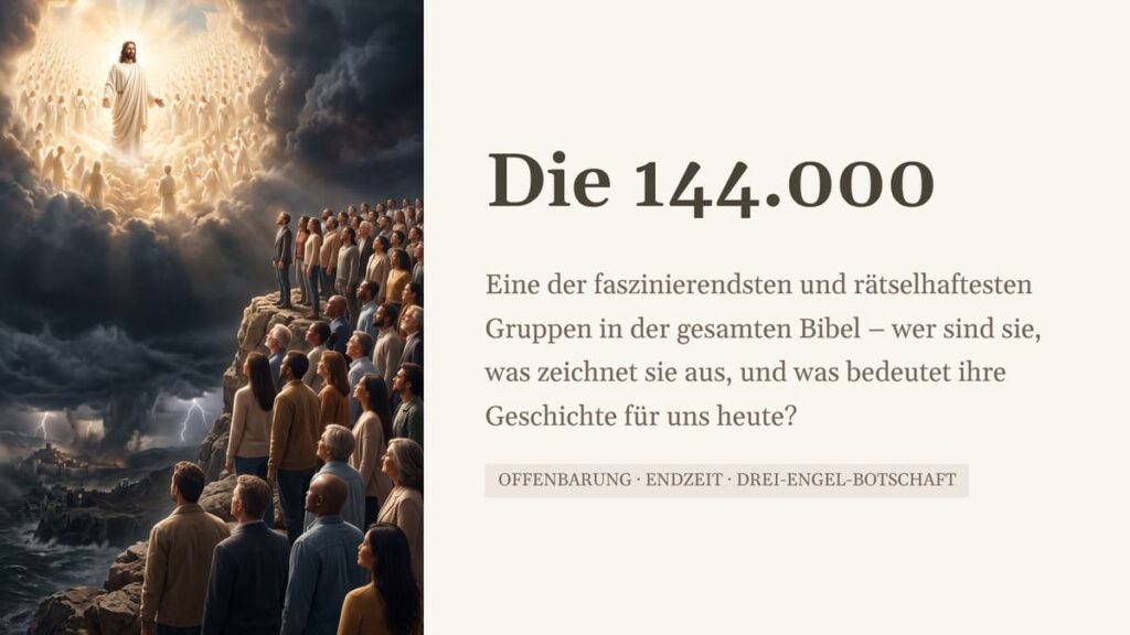 Folie zur Bibelstudie über die 144.000 in der Offenbarung