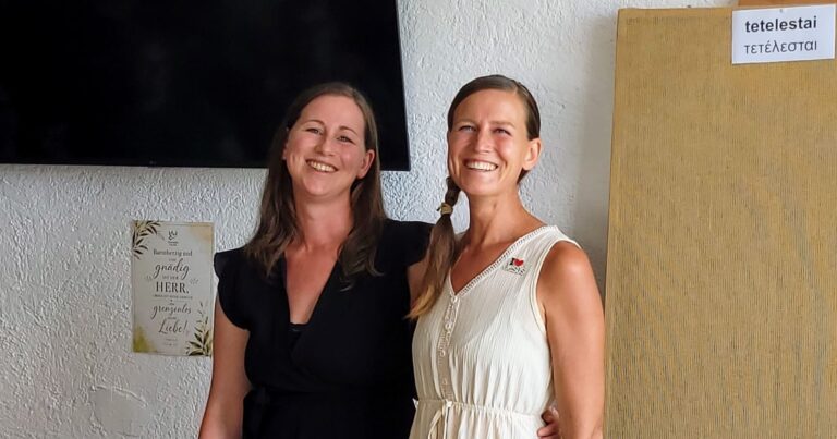 Uli und Anne nach ihrem Konzert auf der Finca Maranatha